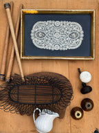 vintage wire basket