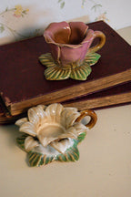 handmade flower candle holders