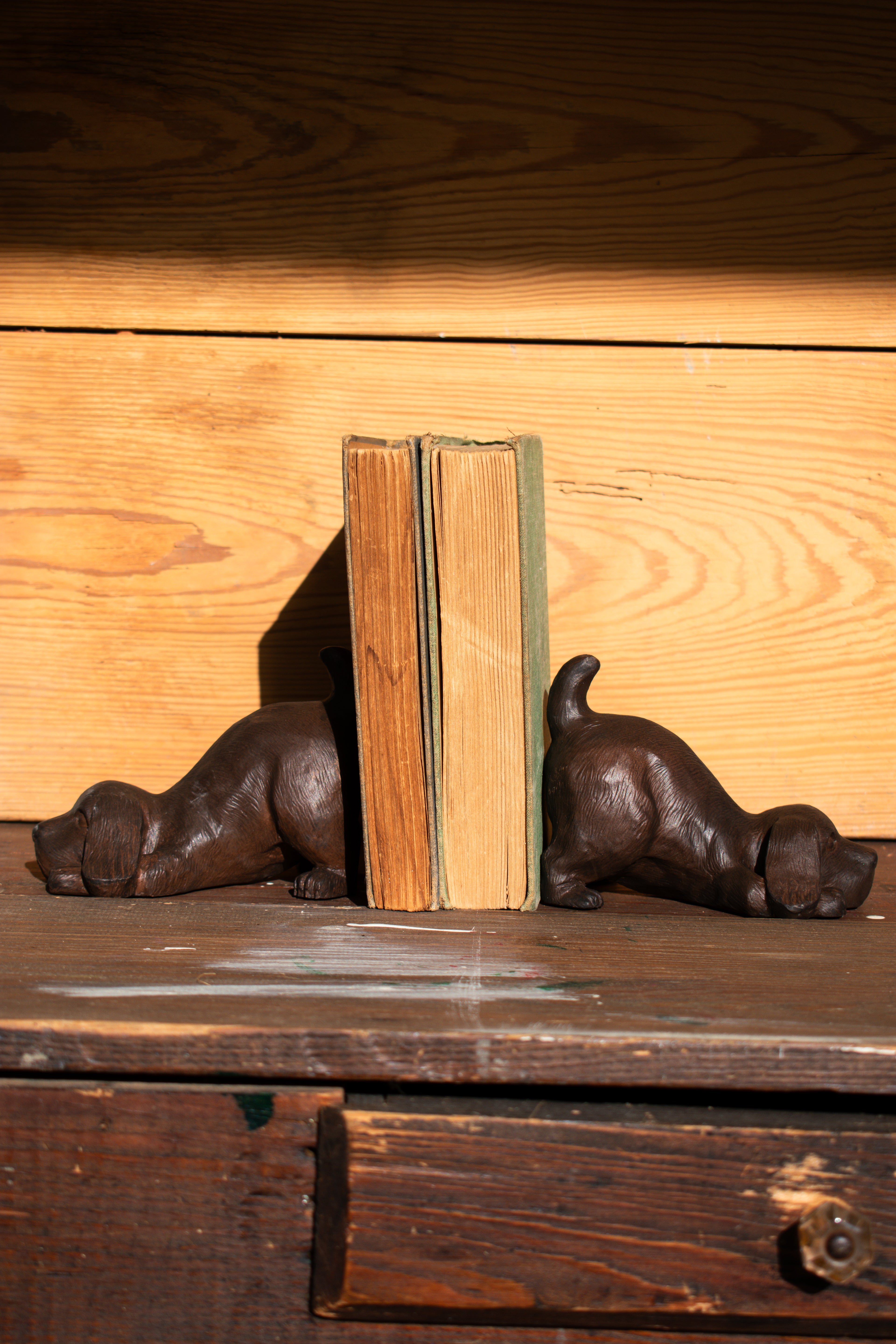 puppy bookends