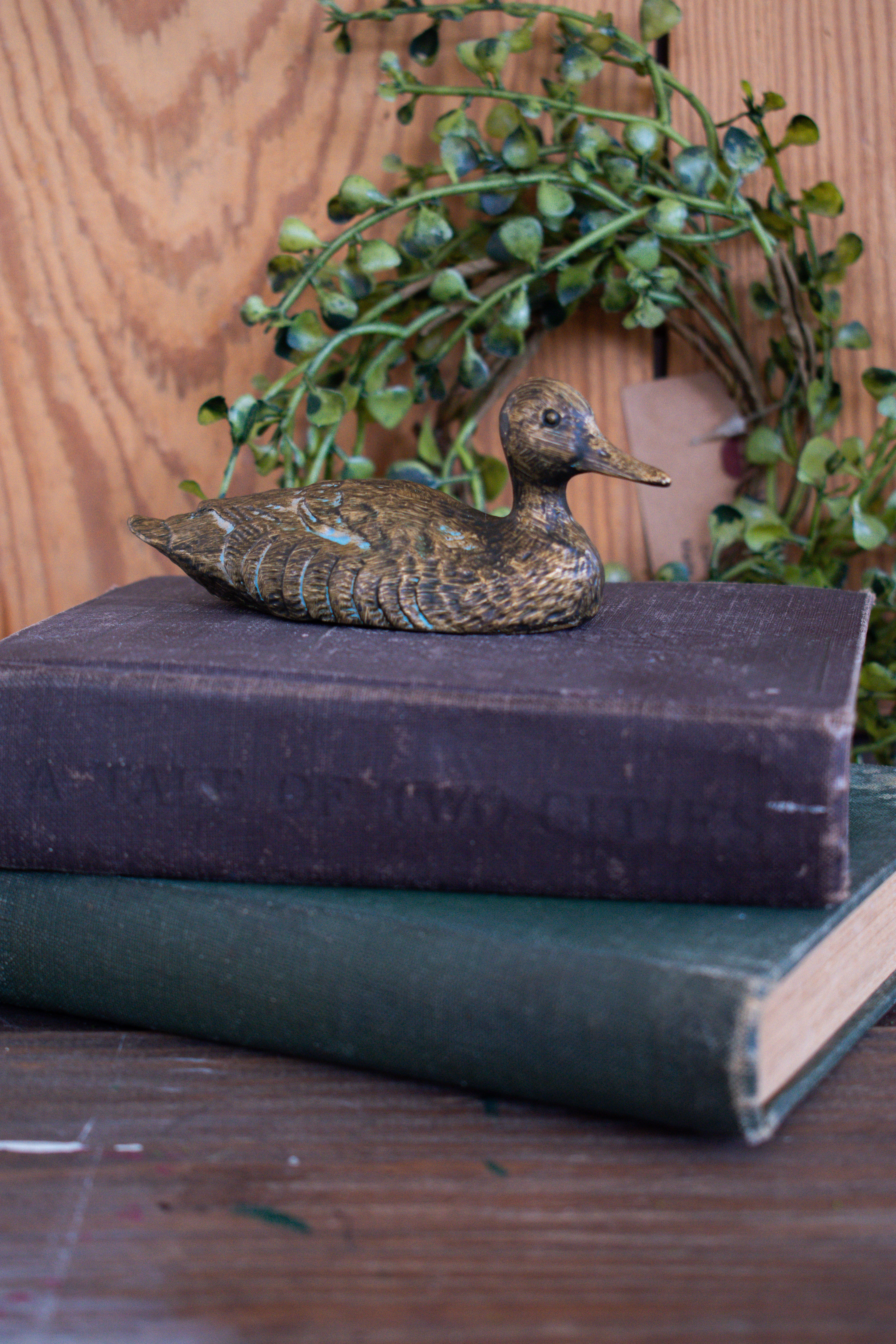 mini gold sitting duck