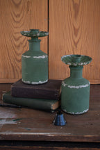 rustic candle holder