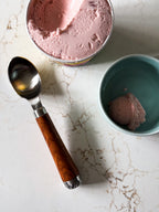 wood handle ice cream scoop