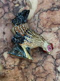 japan rooster figurine