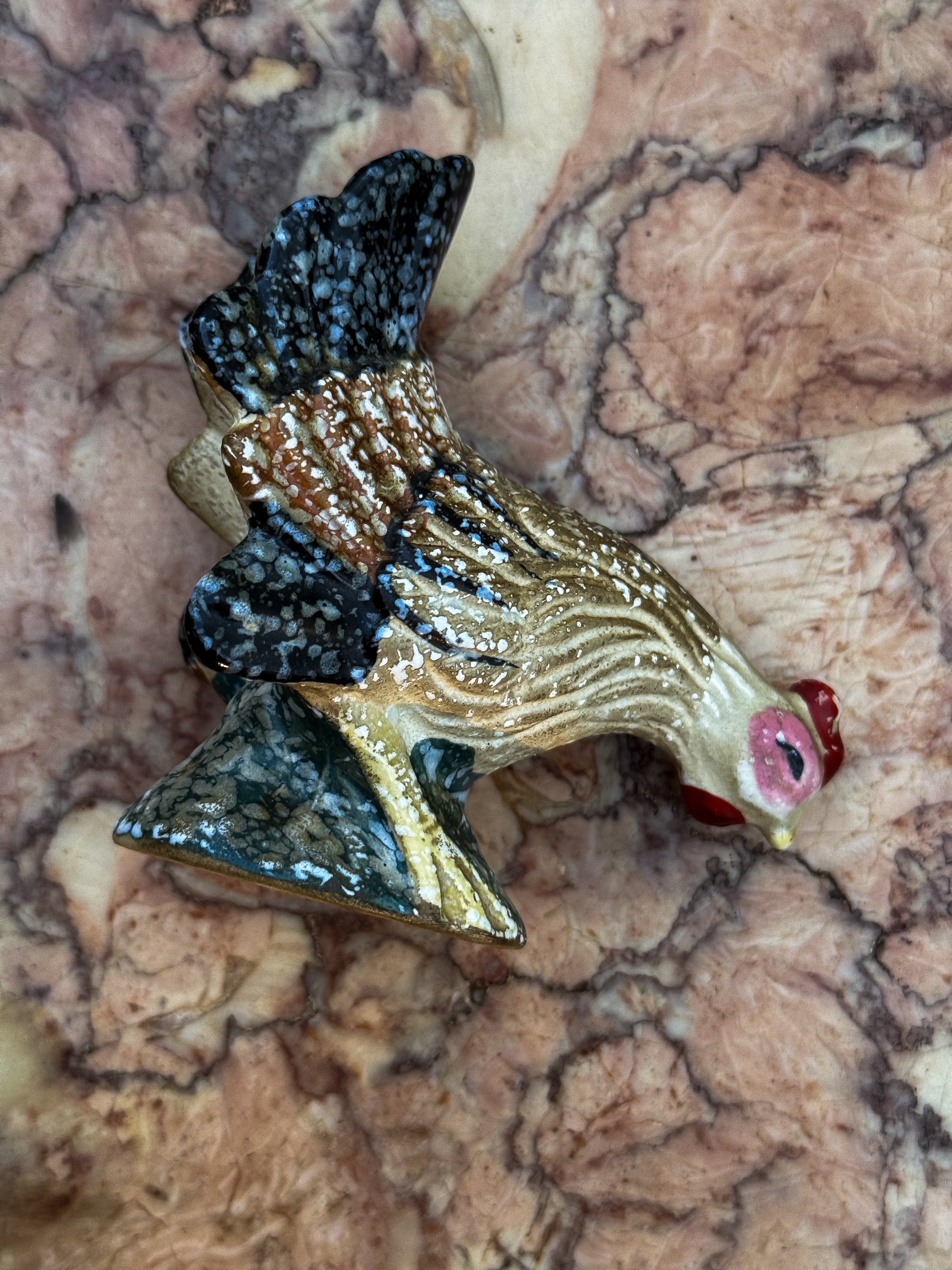 japan rooster figurine