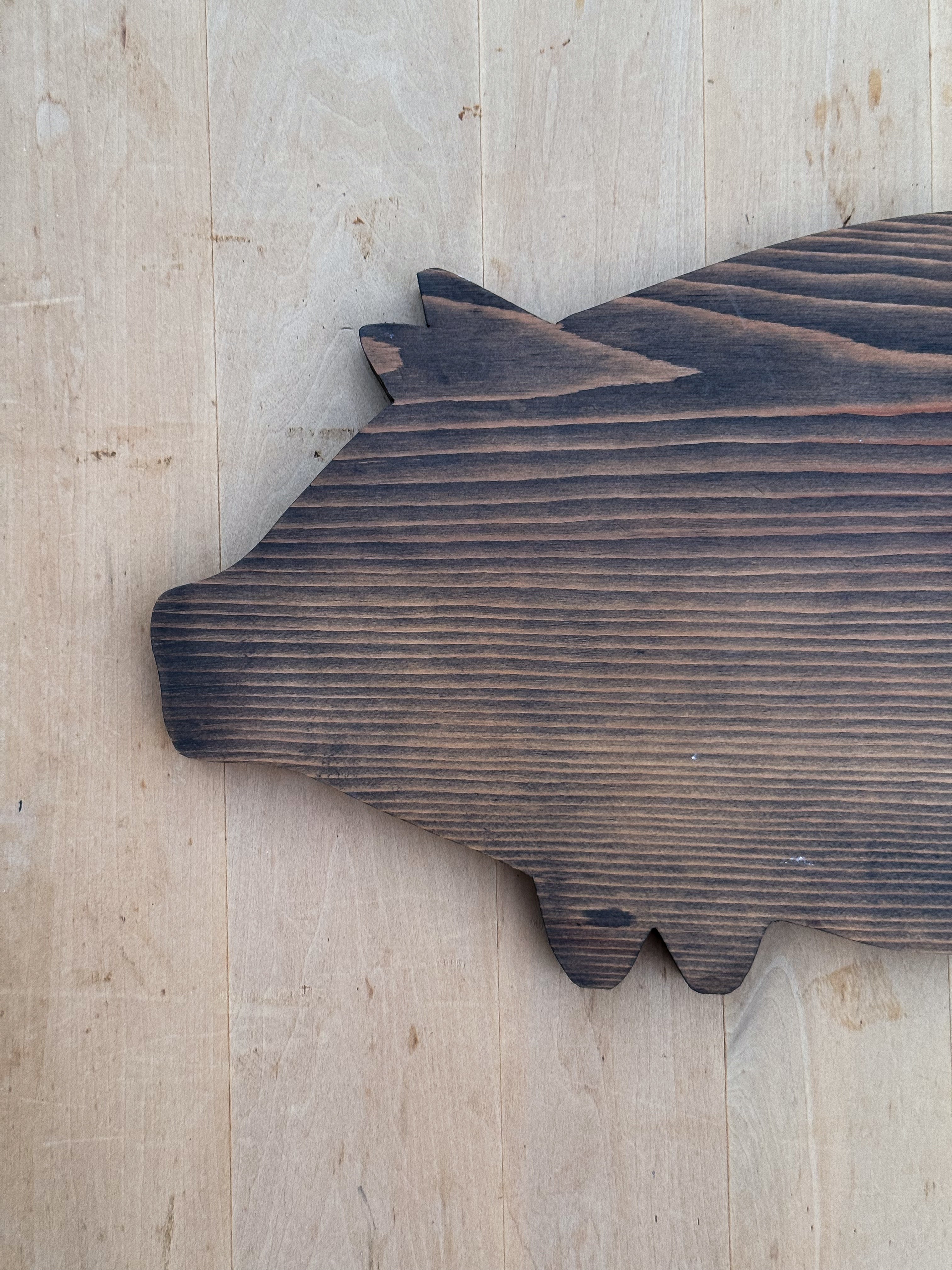 vintage pig cutting board