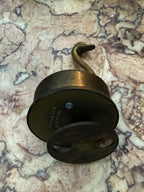vintage brass music figurine