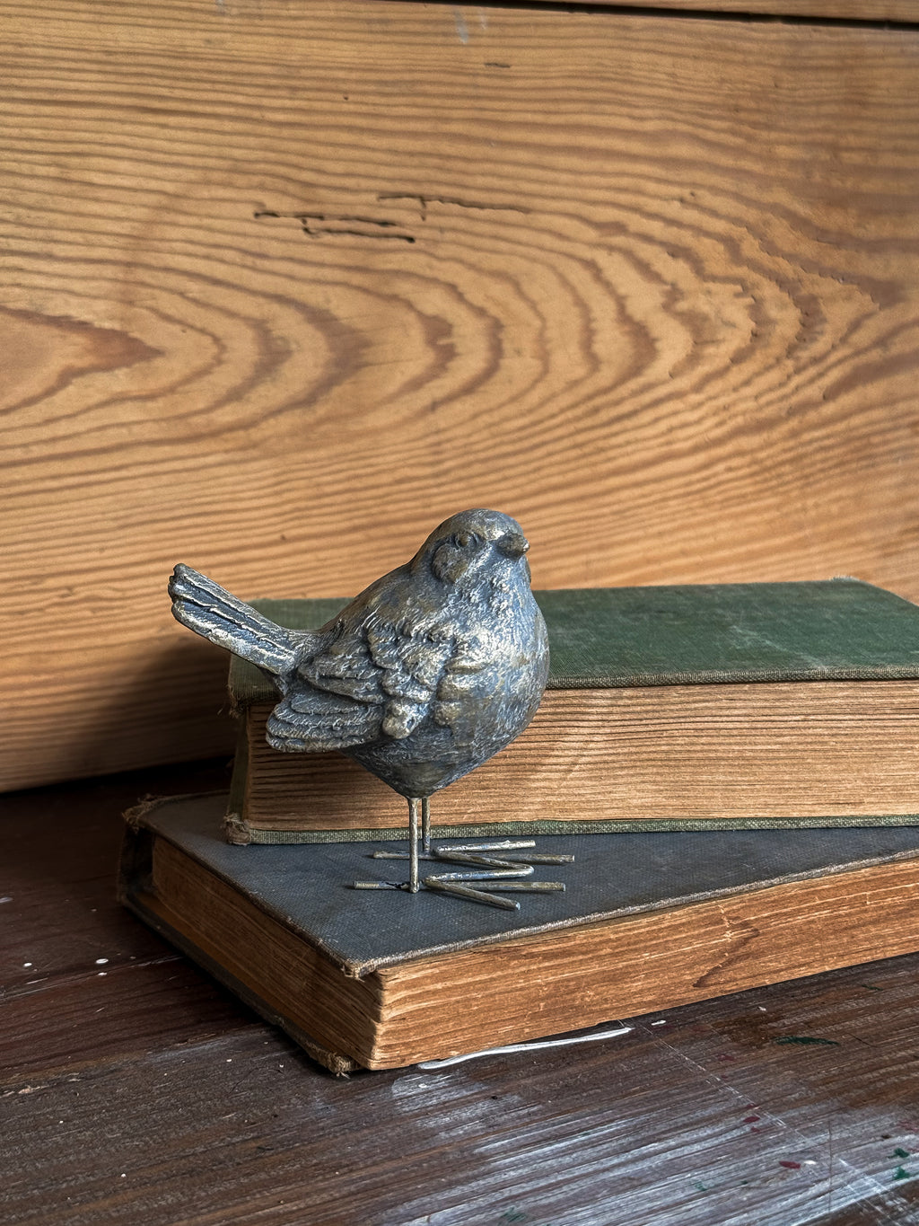 gold standing bird