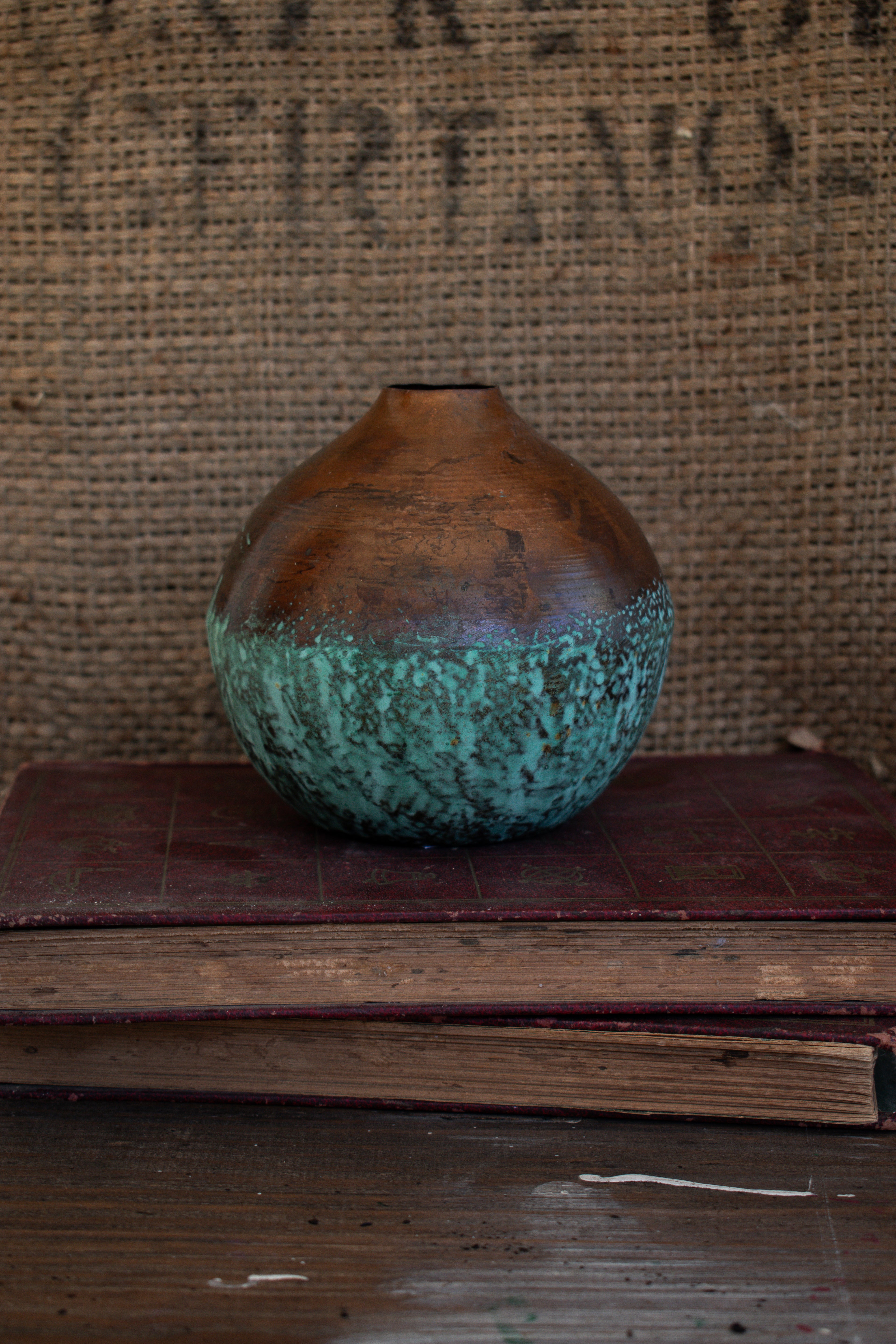 patina vase