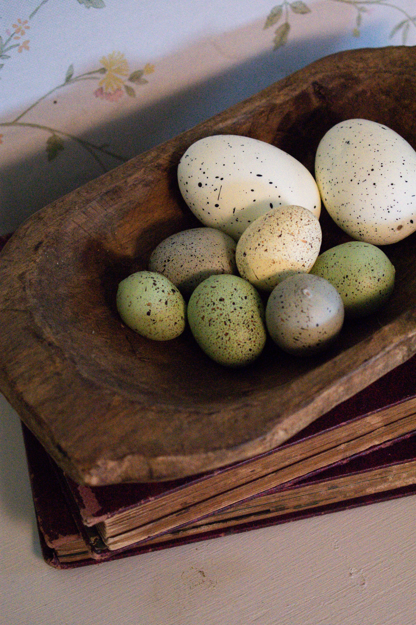 speckled eggs