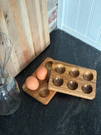 wooden egg holder