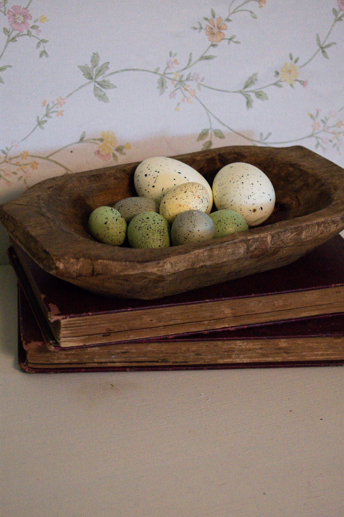 mini vintage dough bowl