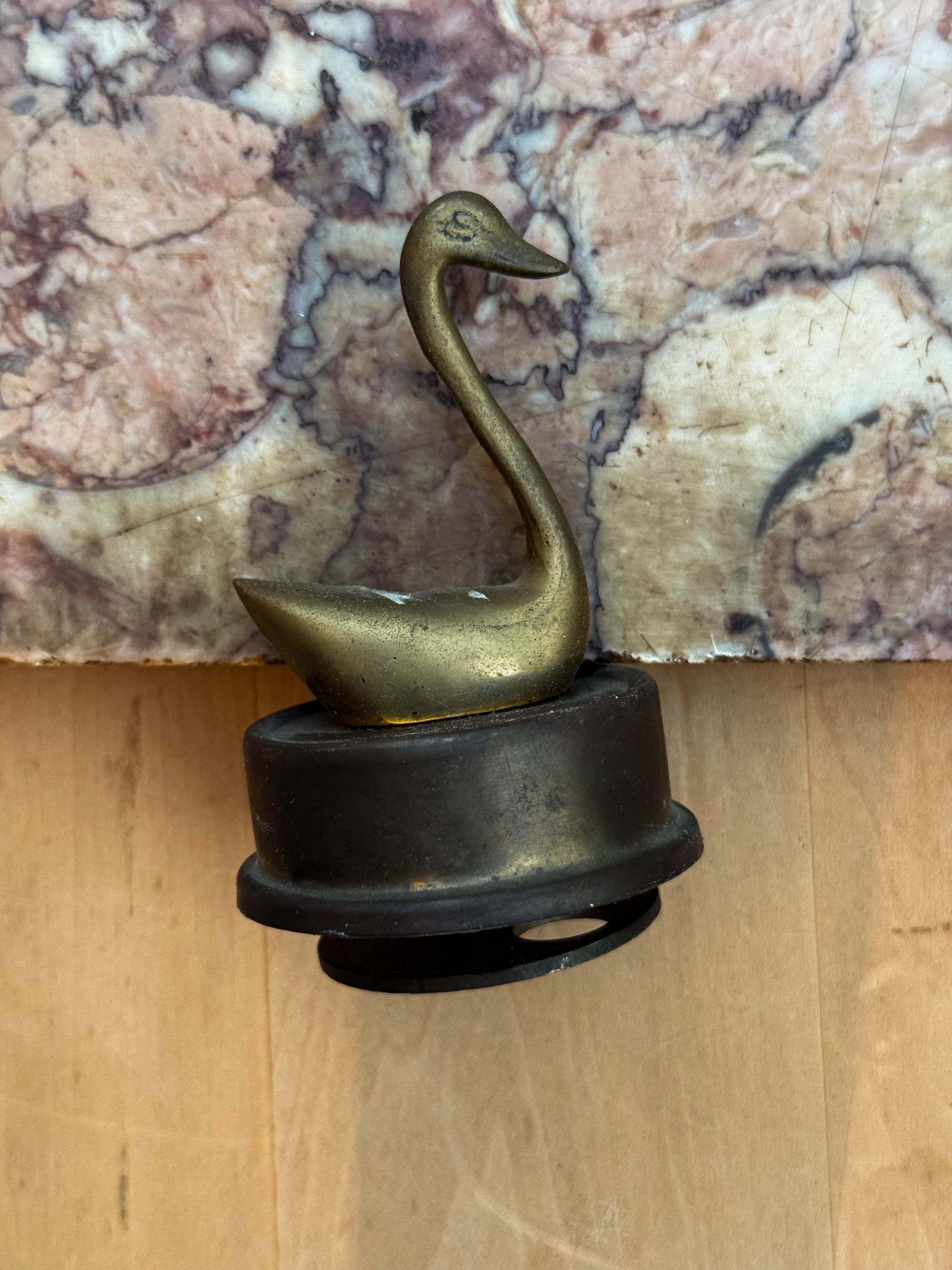 vintage brass music figurine