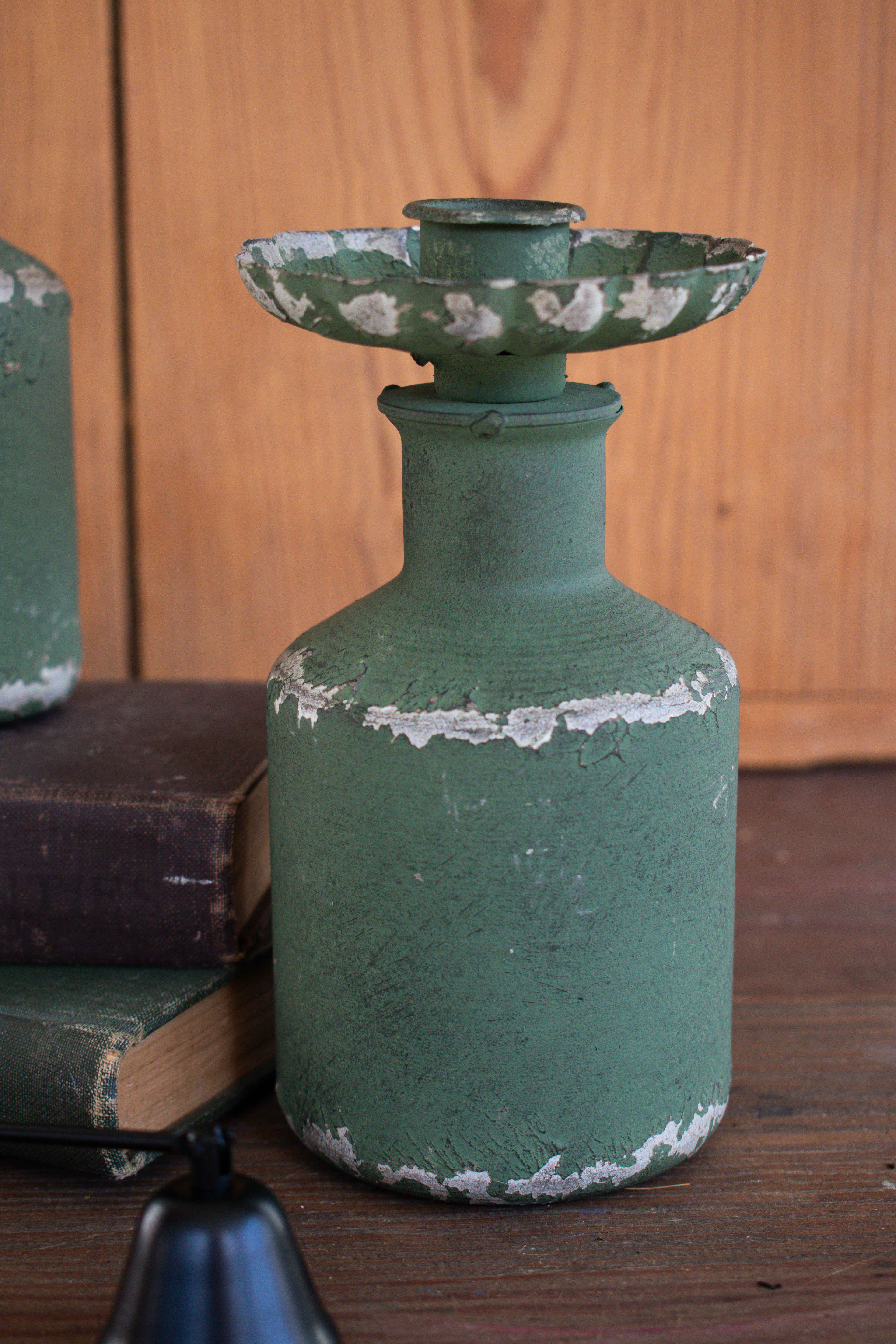 rustic candle holder