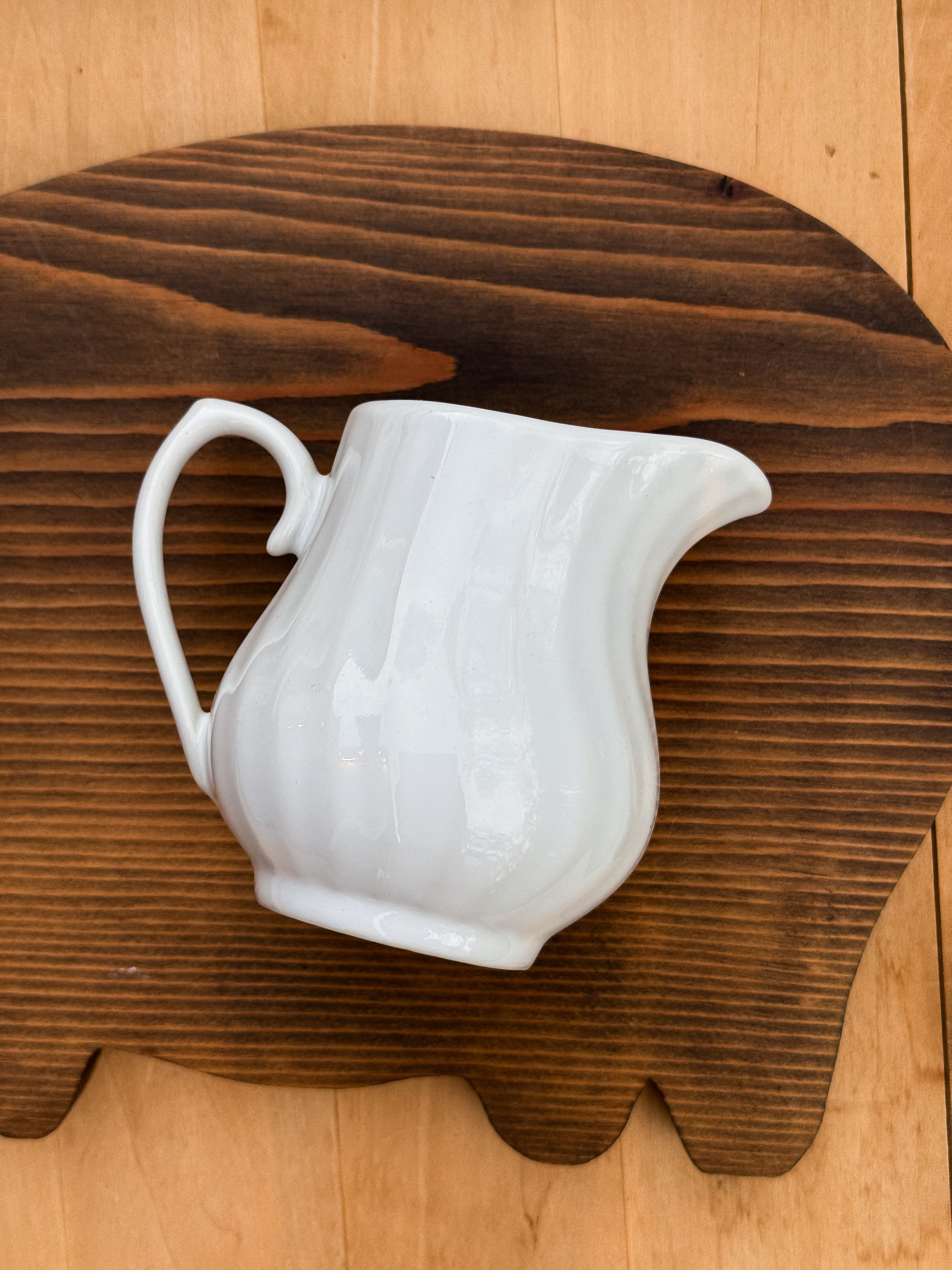 vintage textured creamer
