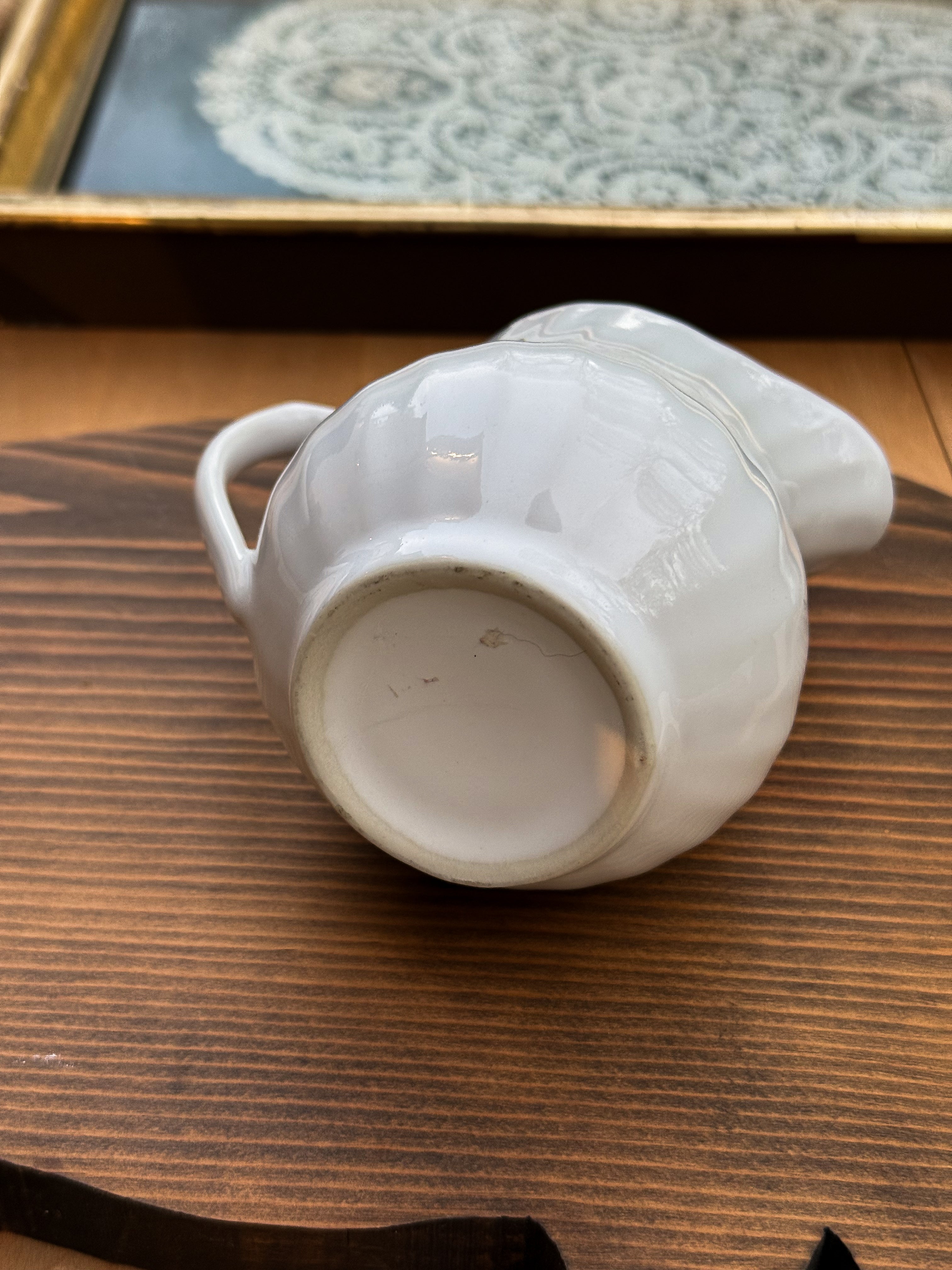 vintage textured creamer