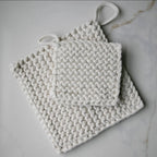cotton crocheted pot holder